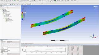 ANSYS Расчет гофрированной балки [upl. by Bobseine]