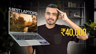 Best Laptop under 40000 in 2024 for Students and Gaming  Top 5 Best Laptops Under ₹40000 for Coding [upl. by Frankel]