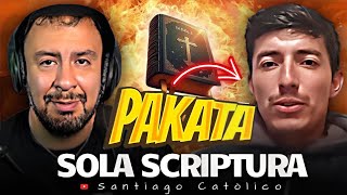 🔴DEBATE SOLA SCRIPTURA Santiago Alarcon VS Protestante Reacción [upl. by Peedsaj809]