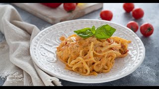 PASTA CON CREMA DI PEPERONI E RICOTTA in 15 Minuti [upl. by Akeber]