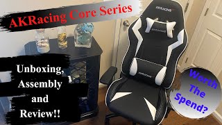 AKRacing Core Series SX Gaming Chair  Unboxing Assembly and Review [upl. by Eniamurt826]