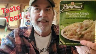 Taste Tests With Mike 🤔 Im trying Michelinas Fettuccine Alfredo With Chicken And Brocolli 😃 [upl. by Bidget]