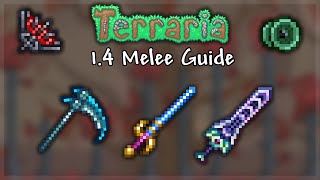 Terraria 14 Melee Guide Hardmode OUTDATED READ TOP COMMENT [upl. by Kola]