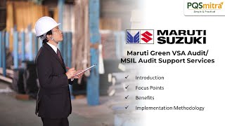 Maruti Green VSA Audit MSIL Audit Support Services Introduction [upl. by Heyman633]