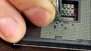 CPU Socket Pins Repair Z97G45 LGA 1150 2 [upl. by Nocaed]