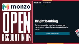 How To Open Monzo Bank Account In UK 2024 Full Walkthrough [upl. by Martica579]