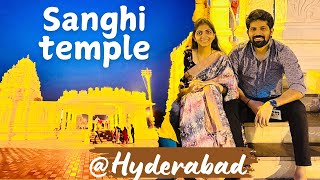 Visited Sanghi temple🛕 in hyderabad AnilHarika family temple devotional god youtubevideo [upl. by Ahsat523]