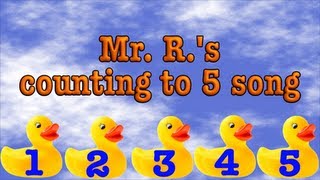 Count to five A Number Song for Early Learners [upl. by Lraed551]