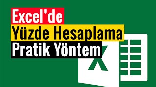 Excel’de Yüzde Hesaplama  Pratik Yöntem [upl. by Khanna]