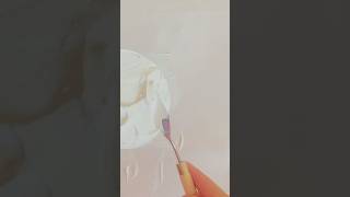 Gesso primer on canvas satisfyingvideo art viralshorts [upl. by Haskins]