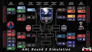 2024 AHL Calder Cup Playoff Simulation in NHL24 Final 8 Teams [upl. by Eitsrik]