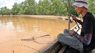 MENAKJUBKAN BANYAK UDANG GALAH BESAR DI SPOT YG KE 2 DAN JORAN PATAH  MANCING UDANG GALAH [upl. by Rendrag]