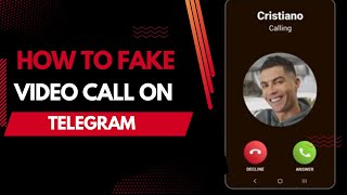 How To Fake Video Call On Telegram [upl. by Irap]