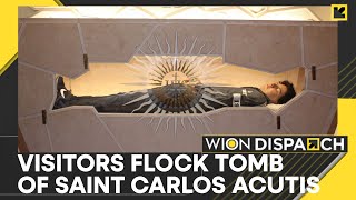 Visitors flock to tomb of first Millennial Saint Carlo Acutis  World News  WION Dispatch [upl. by Eindys]