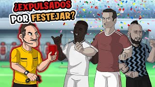 8 festejos históricos que provocaron una tarjeta roja [upl. by Kcirddec]