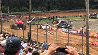 Hagerstown Monster Jam 2013 Racing [upl. by Tremann]