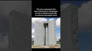 Monument that gave instructions in 8 languages on how to rebuild society after an apocalyptic event [upl. by Fanchon]