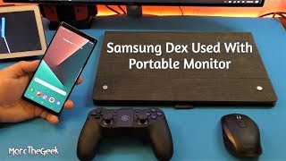 Samsung Dex Used With Portable Touch Monitor [upl. by Villiers]