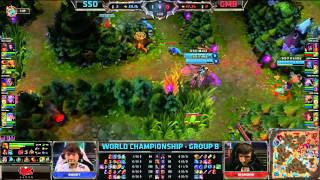 SSO vs GMB Tie breaker  Samsung Galaxy Ozone vs Gambit Tie Breaker Worlds 2013 Day 6 Group B D6G6 [upl. by Hodosh]