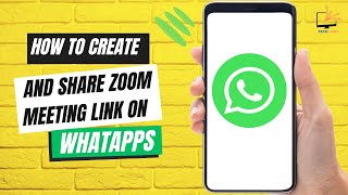 How to Create and Share Zoom Meeting Link on WhatsApp [upl. by Vance]