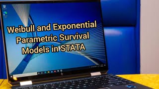 Weibull and Exponential Parametric Survival Models in STATA [upl. by Llib]