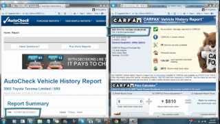 Why Carfax is Better than Autocheck [upl. by Nahseez220]