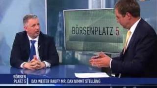 Unzensiert Mister Dax sagt neue Finanzkrise vorraus [upl. by Aleibarg214]