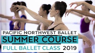 PNB Summer Course 2019  Full Ballet Class LIVE  Level VIII [upl. by Marleen]