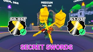 I got the SECRET SWORDS in SwordMaster Simulator  Roblox [upl. by Eiramanad]