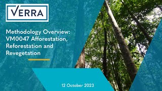 Methodology Overview VM0047 Afforestation Reforestation and Revegetation [upl. by Twila]