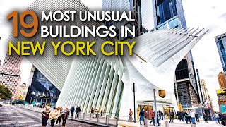 19 Most Unusual Buildings in NEW YORK CITY [upl. by Mahan134]