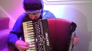 Jovano Jovanke Јовано Јованке Macedonian  Serbian tune played on a fantini accordion [upl. by Urata]