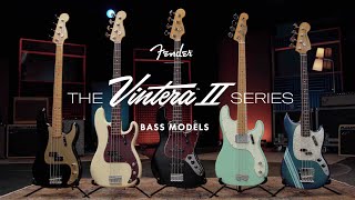 Exploring the Vintera II Series Bass Models  Vintera II  Fender [upl. by Fitzhugh]