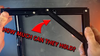 Folding Shelf Brackets  Review [upl. by Airotcivairam]