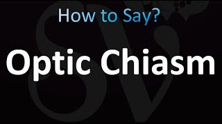 How to Pronounce Optic Chiasm correctly [upl. by Pallas]