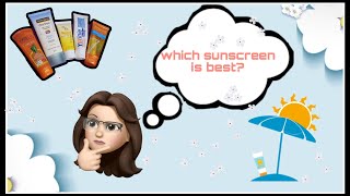 Which sunscreen is best according to your skin type  sunscreen honest review [upl. by Seaman]