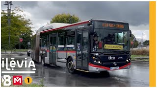 🇫🇷 ⸱ 4K  Ilévia Les Bus relais métro de la ligne 1  Lille [upl. by Albion760]