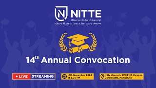 Fourteenth Annual Convocation  Nitte DU [upl. by Atinna]