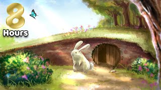 Sleep Story for Kids  8 HOURS LITTLE WHITE RABBIT  Sleep Meditation for Children [upl. by Inahc]