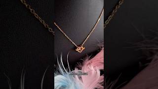 Anti tarnish gold plated Heart chain❤️ Price  ₹ 299 To place order whatsapp  9087011407 [upl. by Jerman]