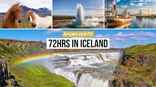 ICELAND Highlights 72hrs Reykjavik amp Golden Circle Island im November [upl. by Lias]