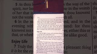 Ecclesiastes 11510 kjv biblepassage [upl. by Lothario942]