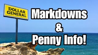 Dollar General Markdowns and Penny Info [upl. by Binni]