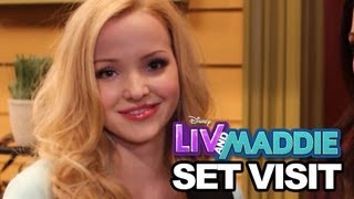 On Set of Liv amp Maddie with Dove Cameron Joey Bragg amp More [upl. by Hairahcez50]