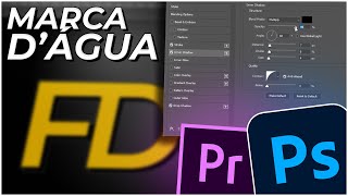 Como criar MARCA DÁGUA PROFISISONAL no Adobe Photoshop FÁCIL [upl. by Aipotu210]