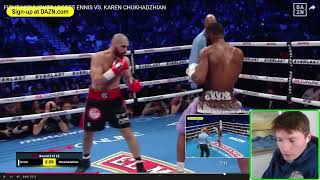 REACTION FIGHT HIGHLIGHTS  BOOTS ENNIS VS KAREN CHUKHADZHIAN [upl. by Eecak354]