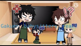 Gakuen babysitters react [upl. by Aihsinat]