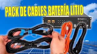 Cables Pylontech para Baterías de Litio Conexión y Comunicación BMS Simplificadas [upl. by Akcimat997]