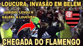 LOUCURA EM BELÉM INVASÃO MULTIDÃO CHEGANDA DO FLAMENGO EM BELÉM DO PARÁ [upl. by Norod759]