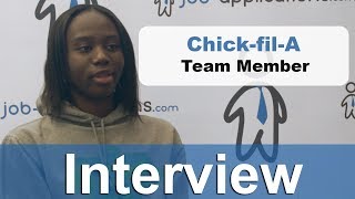 ChickfilA Interview  Team Member [upl. by Aynnek]